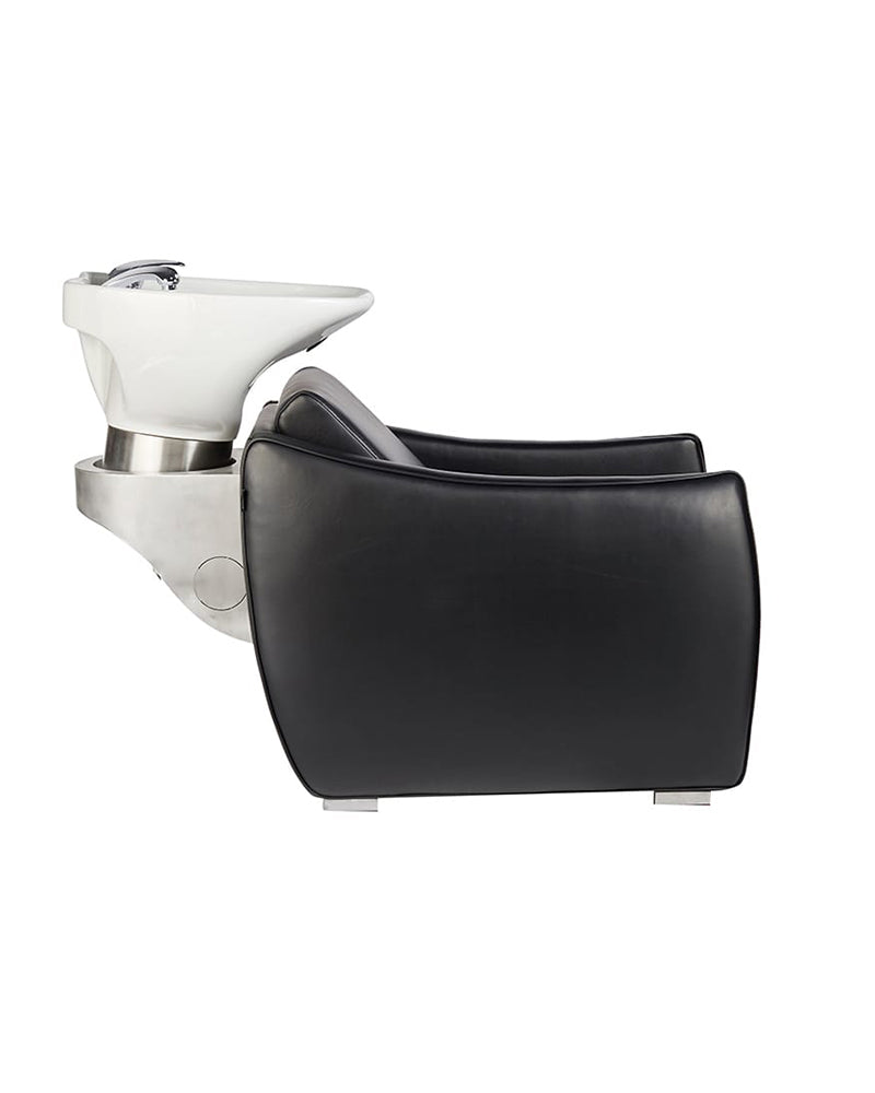 Hazel - Sort vaskestol - Hvit kum