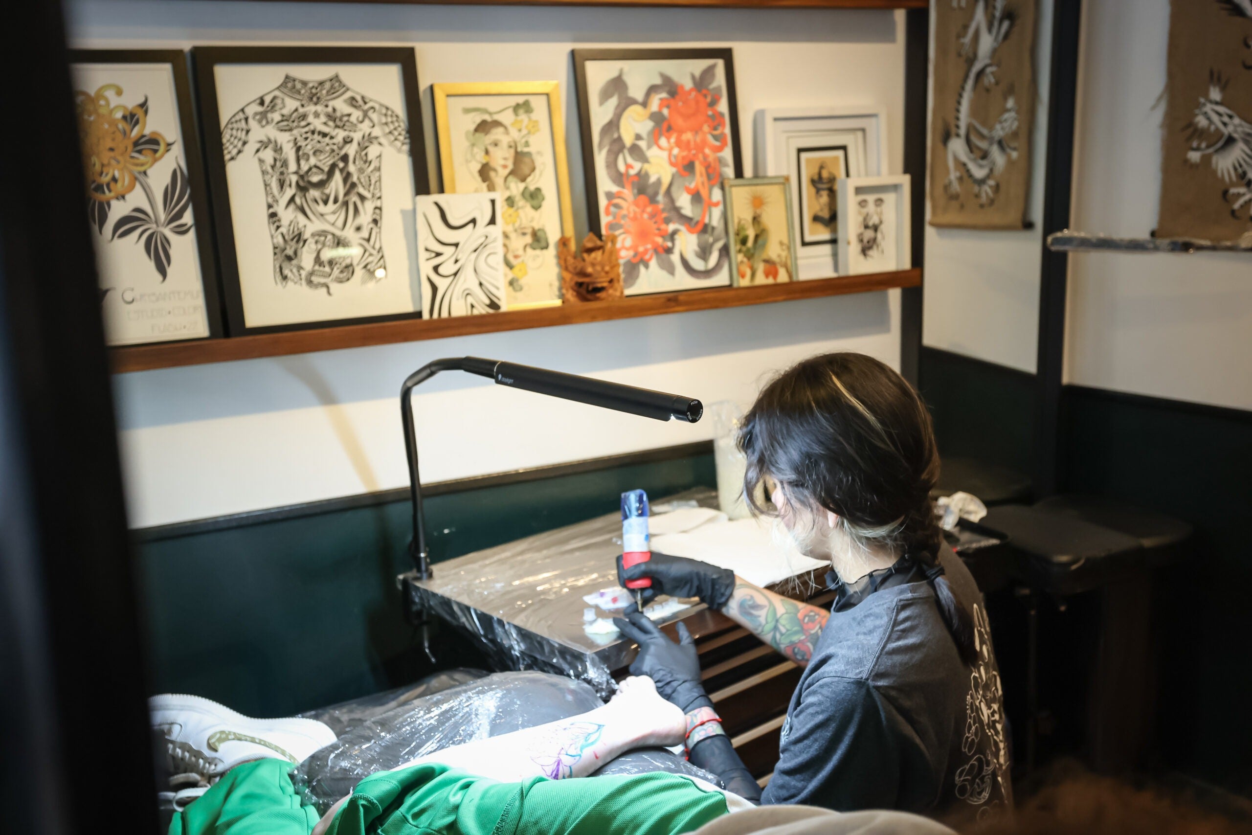 Electra beauty lampe med fleksibel arm