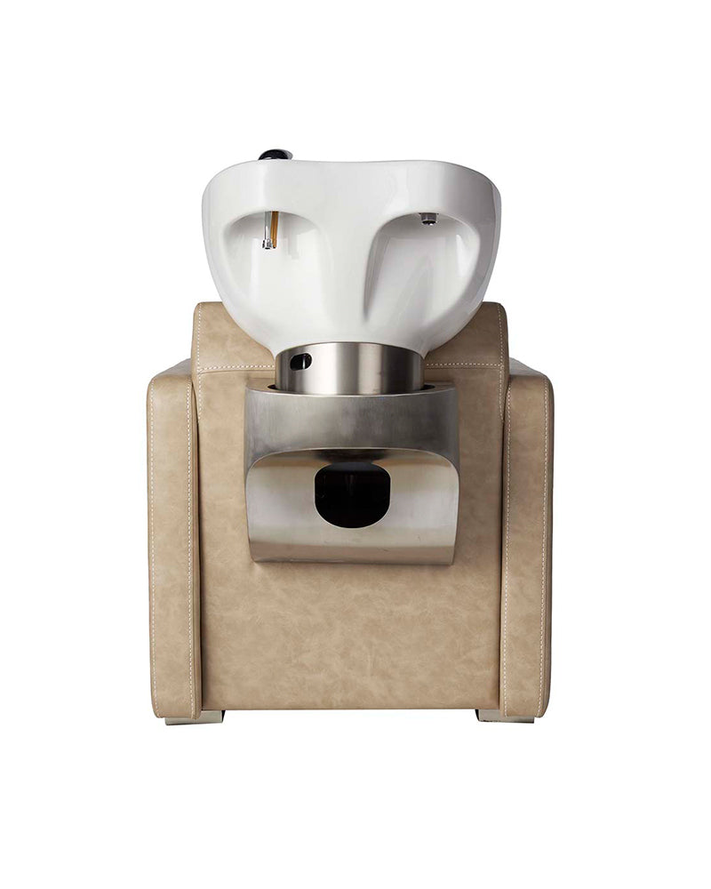 Club Sand - Beige washing unit with white basin