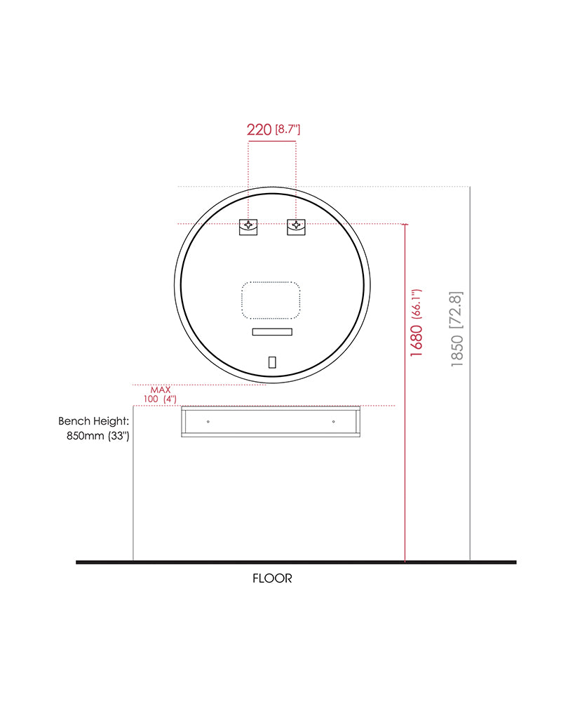 Black hairdressing starter kit with 2 styling stations, 1 washing unit and equipment