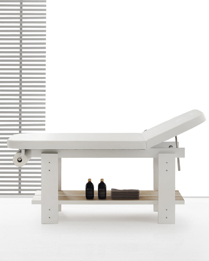 Living - White bench - Oak pattern - With heat