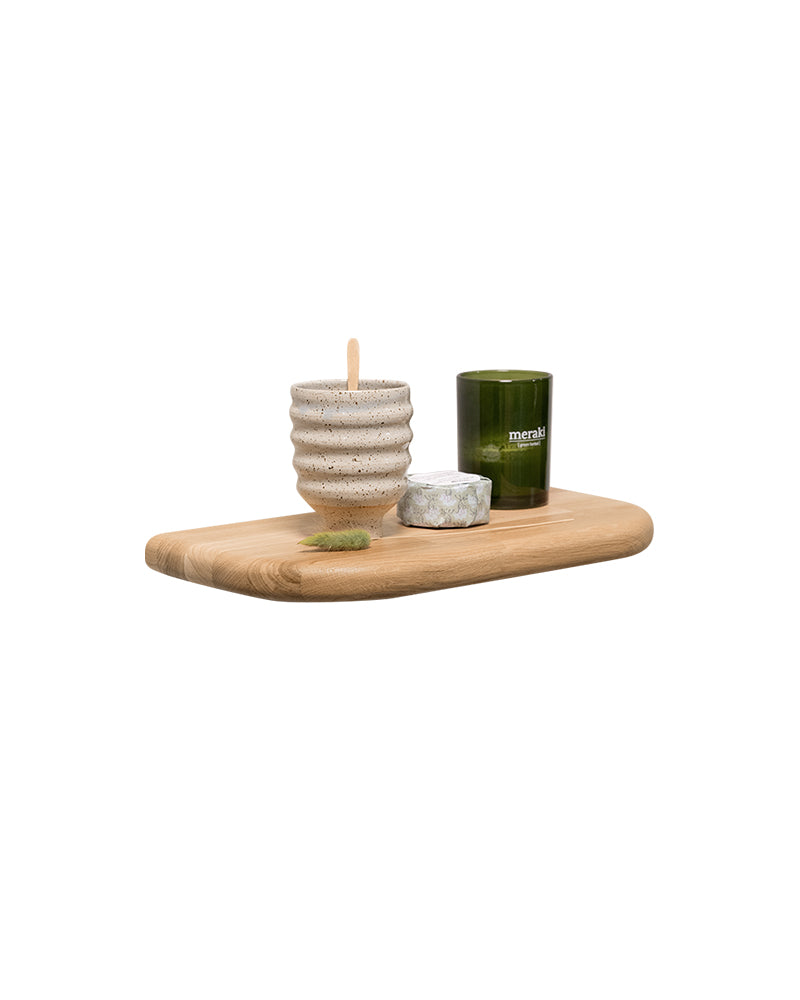 Linea Oak small - Shelf in oak wood