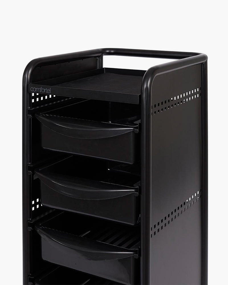 Workshop Deluxe 5 - Black trolley - 5 spacious drawers