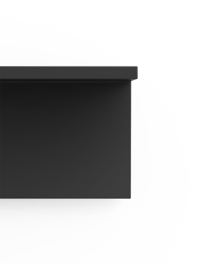 Display - Black shelf - 130cm