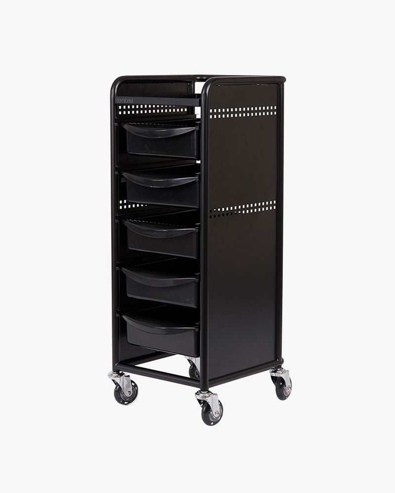 Workshop Deluxe 5 - Black trolley - 5 spacious drawers