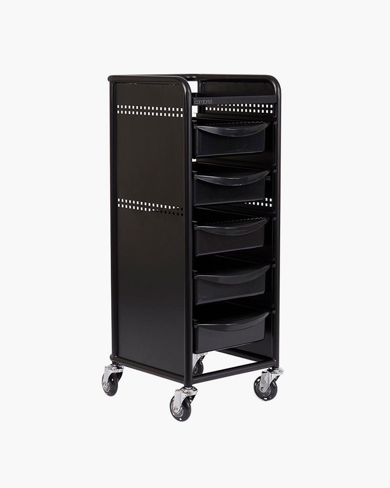 Workshop Deluxe 5 - Black trolley - 5 spacious drawers