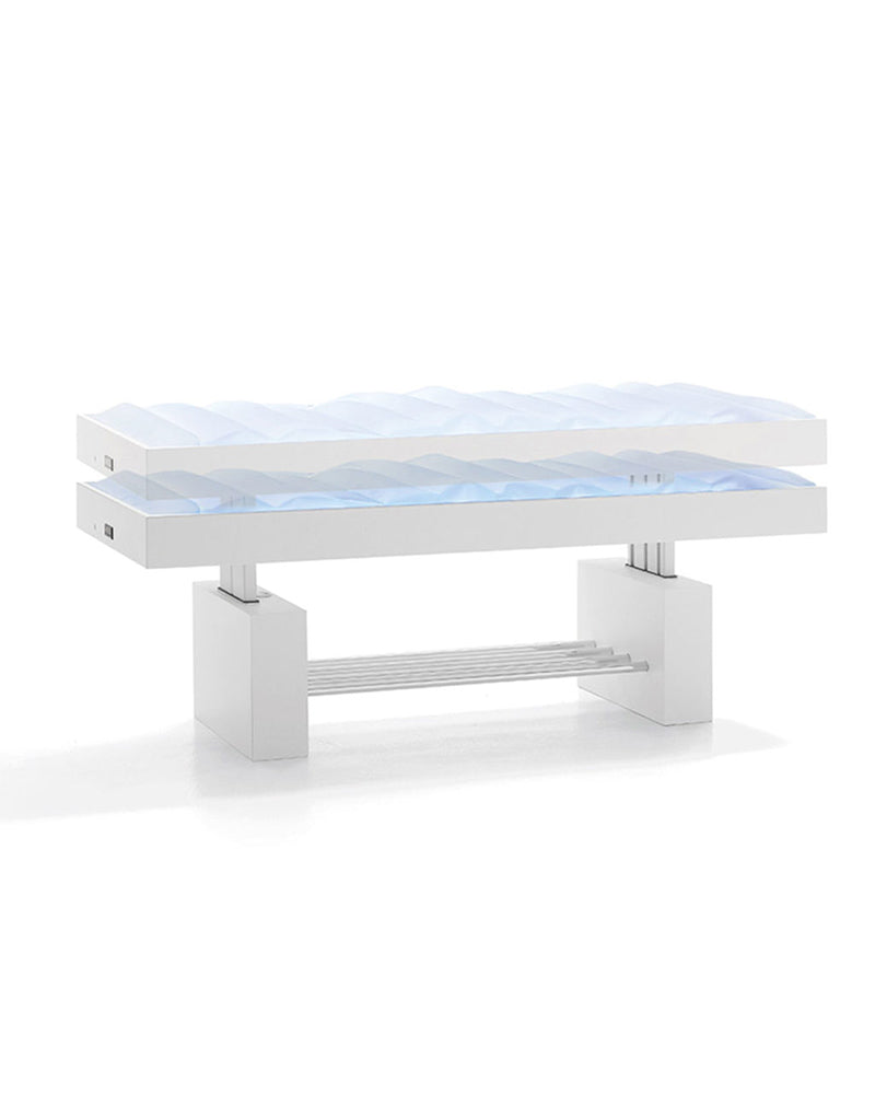 Andromeda - White bed - Water mattress with lift