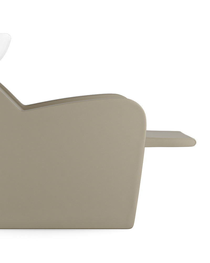 Fredda - Beige massage unit - White basin