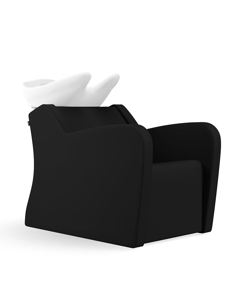 Fredda - Black massage basin - White basin