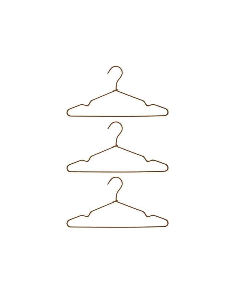 Clothes hangers in fabric - 3 pcs.