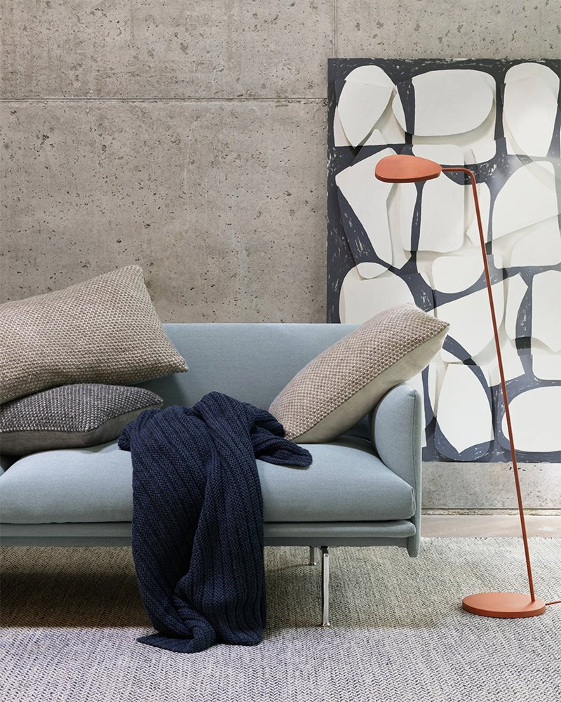 Ample - Blue throw rug