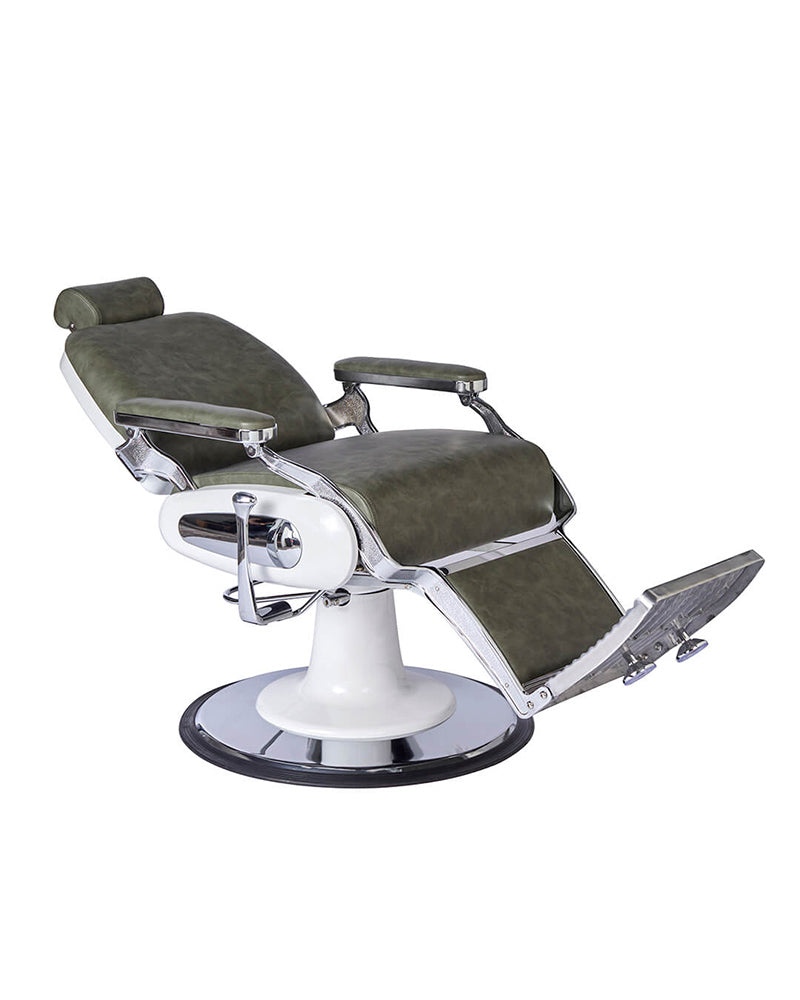 Forest Sage - Green barber chair