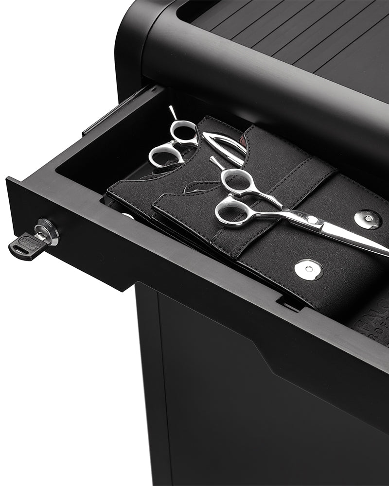 eNOBILE - Black lockable trolley