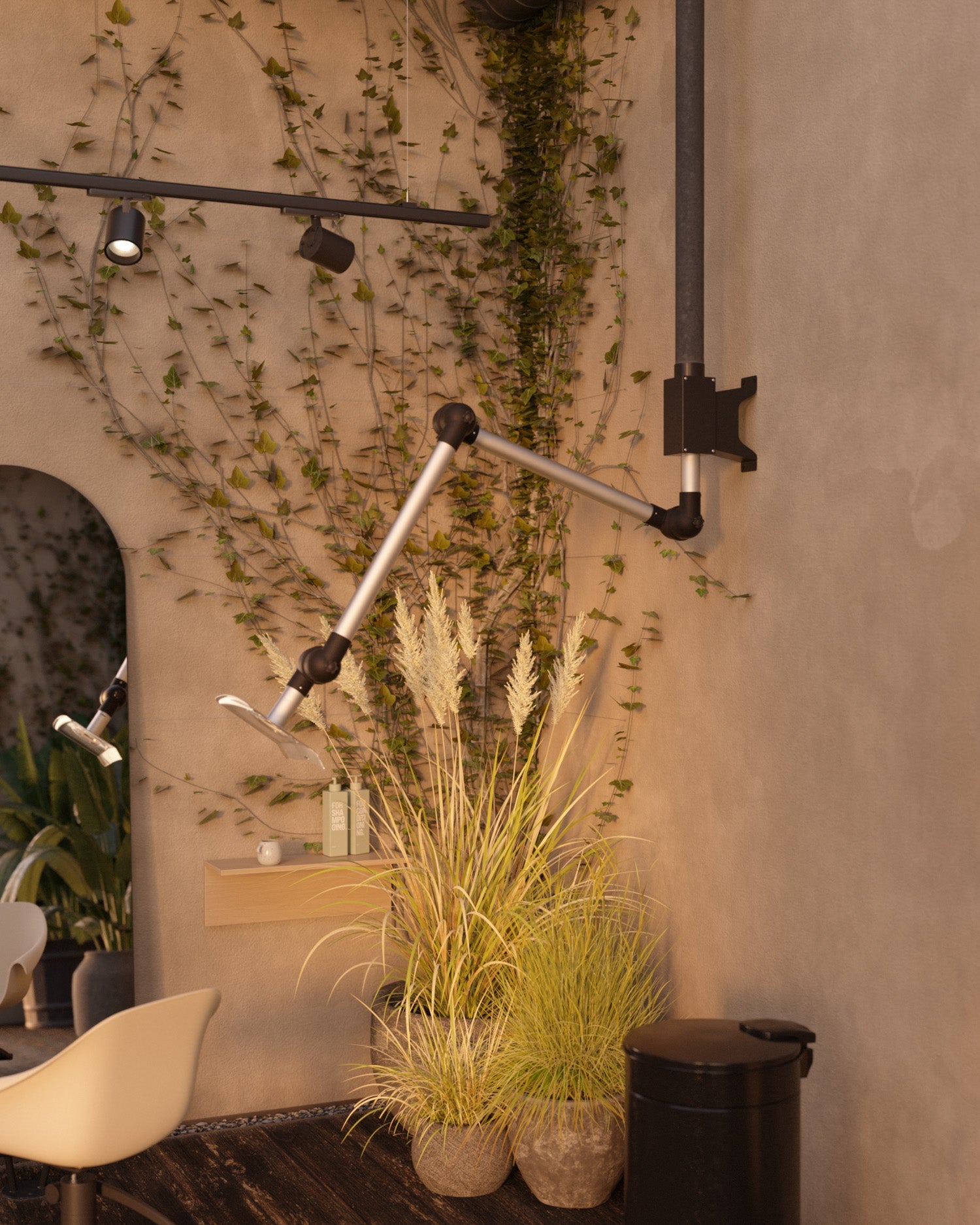 Udsugning til frisør | Udsugningsarm til frisør | Just Add People